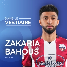 Atlético Ottawa c. York United avec Zakaria Bahous